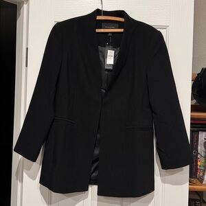 NWT New Banana Republic Classic Tailored Black Blazer Work Jacket 10 10P Petite